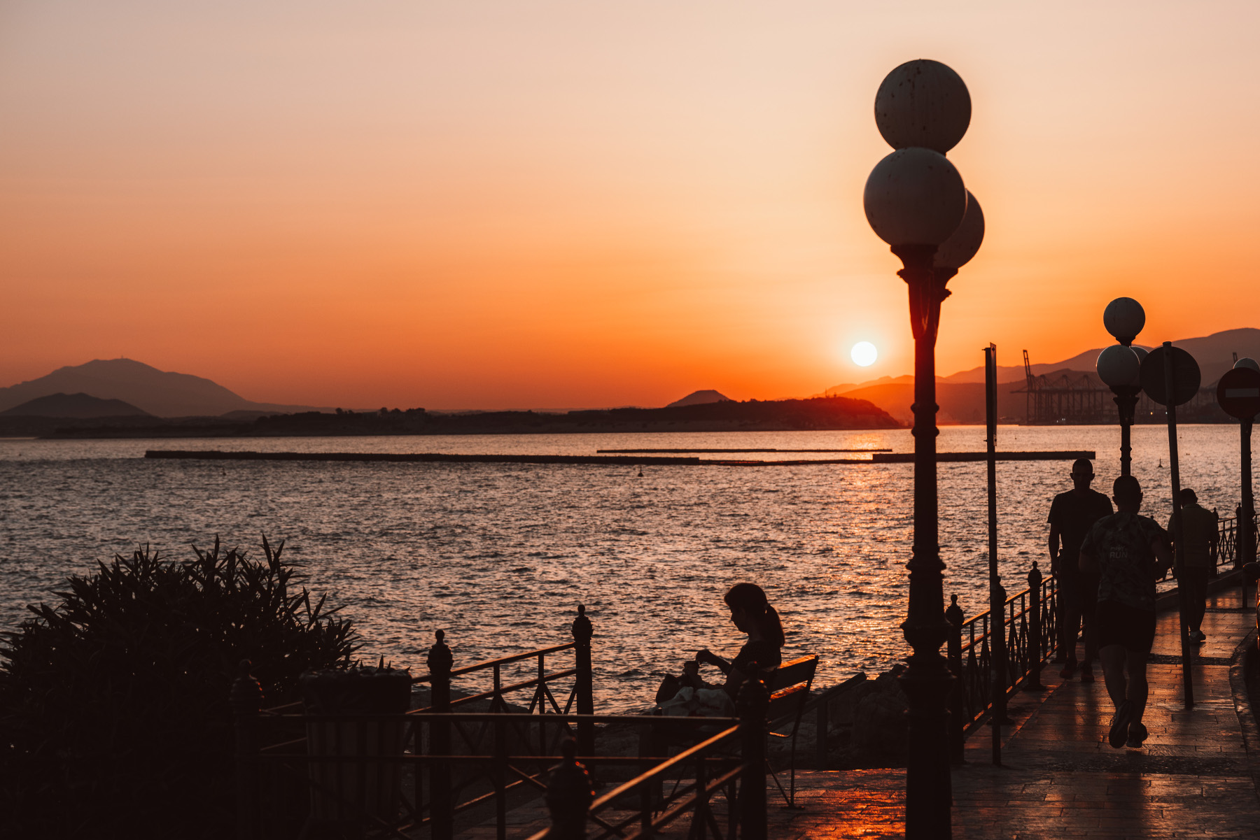 Sunset in Piraeus